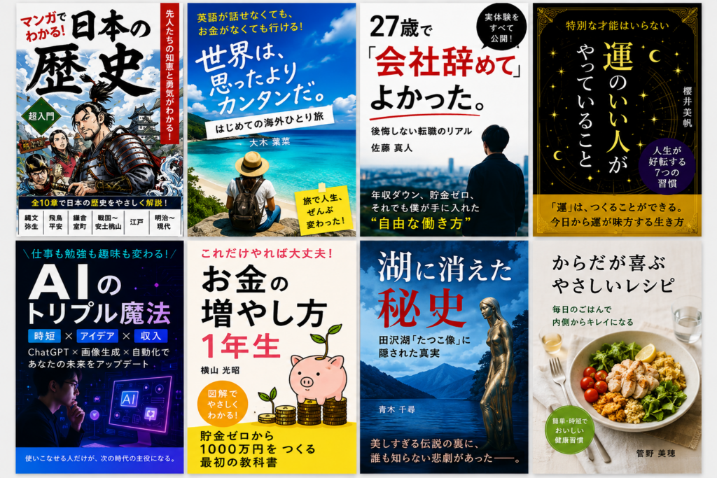 電子書籍・Kindle表紙制作